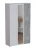 Шкаф трехстворчатый Ливерпуль, белый /бетон светлый 