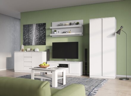 Шкаф двухдверный Stern (Штерн), белый 