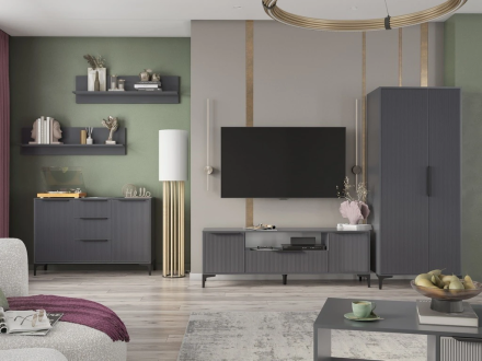 Модульная гостиная Кимберли, Графит 