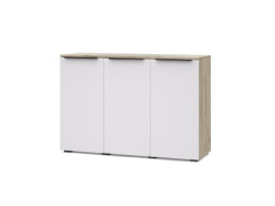 Комод 1200 Х83 Харди, Дуб серый/Белый